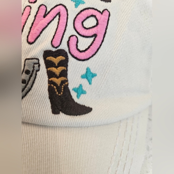 NWT Distressed Riding Cap - Picture 11 of 12